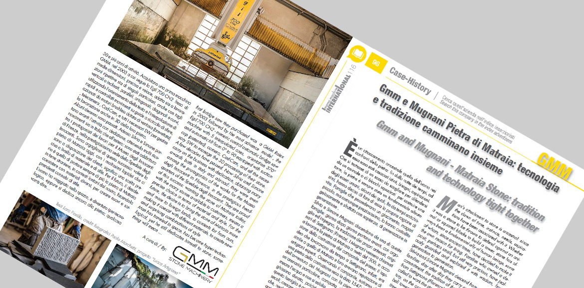 GMM - Case History<br/>GMM and Mugnani pietra